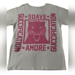 GUCCI Guccification Crew T-shirt Streetwear Italy Designer UNISEX size XS